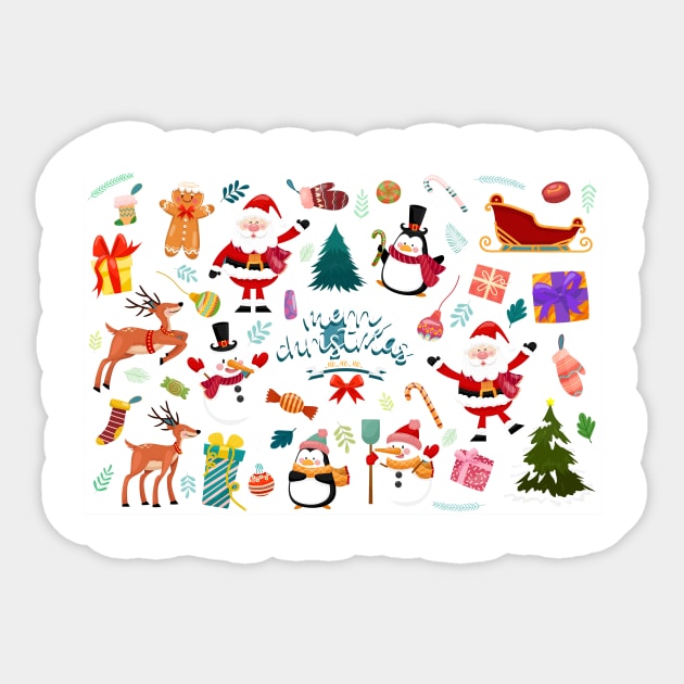 CHIRSTMAS XMAS Sticker by zackmuse1